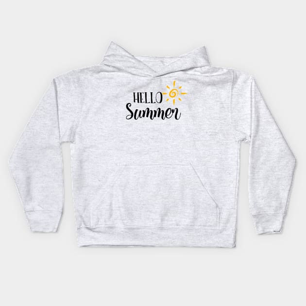 Hello Summer Kids Hoodie by Little Things by Nicky 